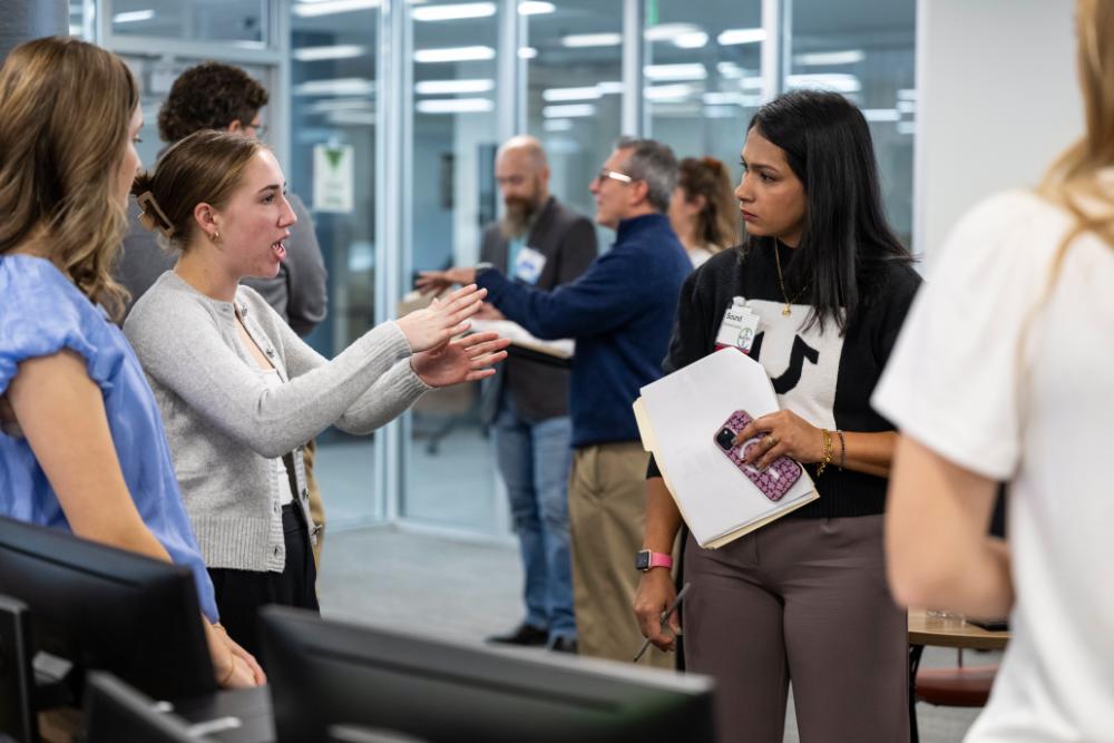 Bayer visits missouri S&T and presents to students