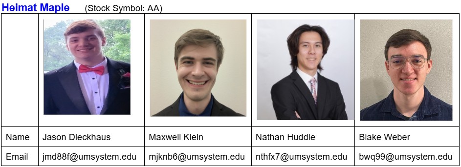 Picture of AA team for ERP 2110 Comp