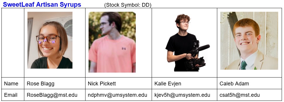 Picture of DD team for ERP 2110 Comp